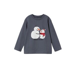 Zara snowman shirt